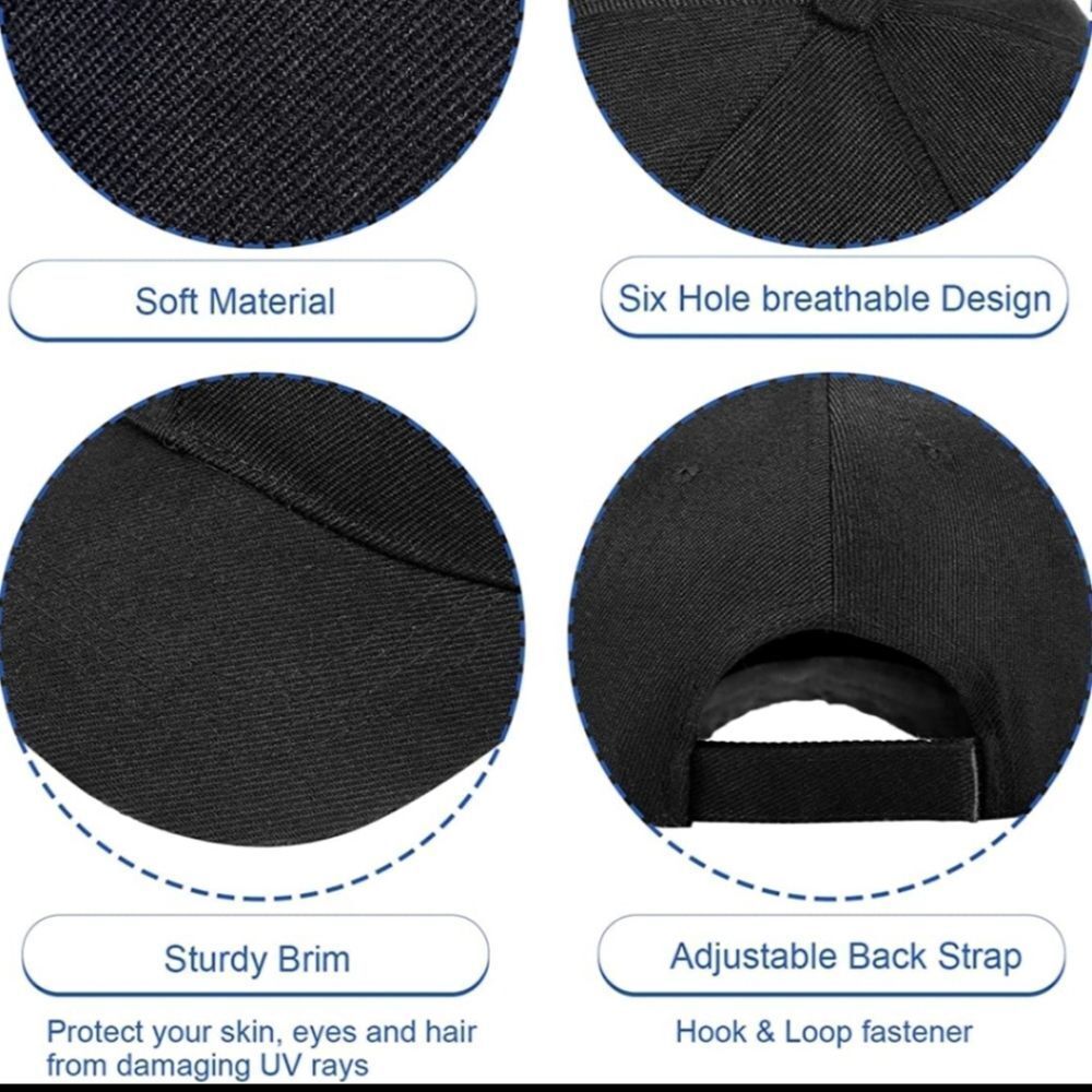 Uber Driver Hat Baseball Cap Hat Delivery Driver Adjustable Back Strap - Picture 5 of 5